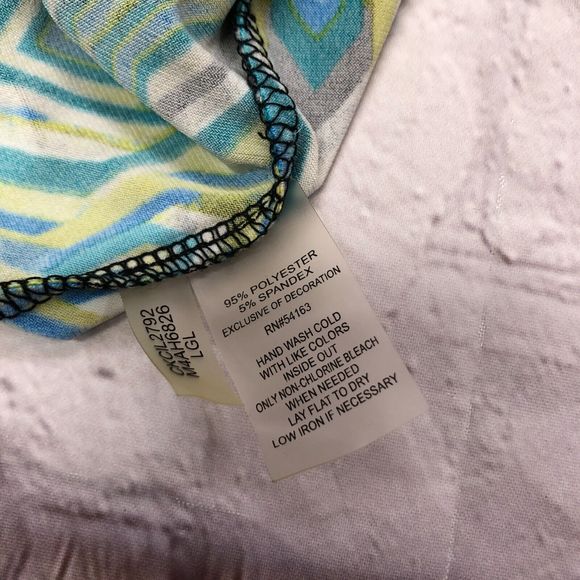 CK Calvin Klein Women Sleeveless Blouse Top Shirt Size Large B227 -19 - Picture 6 of 13